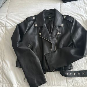 F21 leather jacket